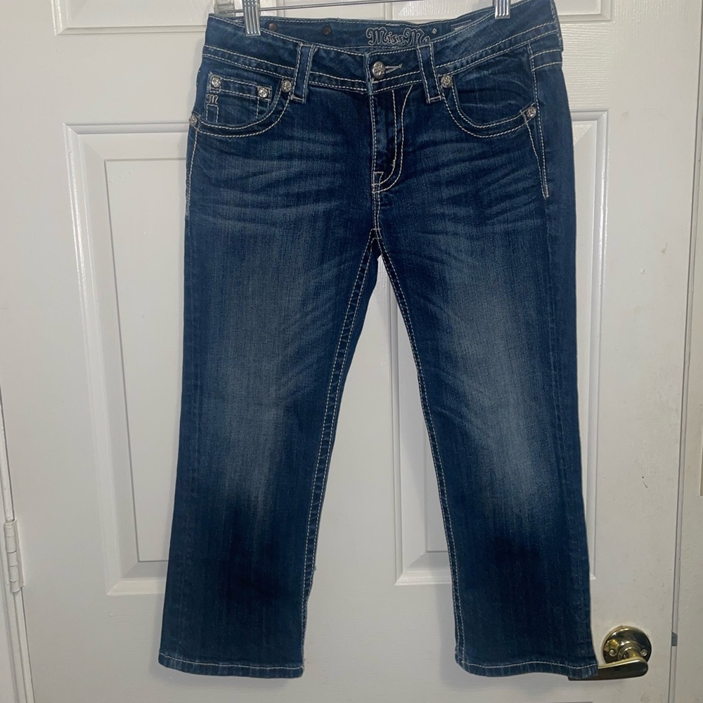 Miss me cuffed capri jeans size 29 - Picture 6 of 9